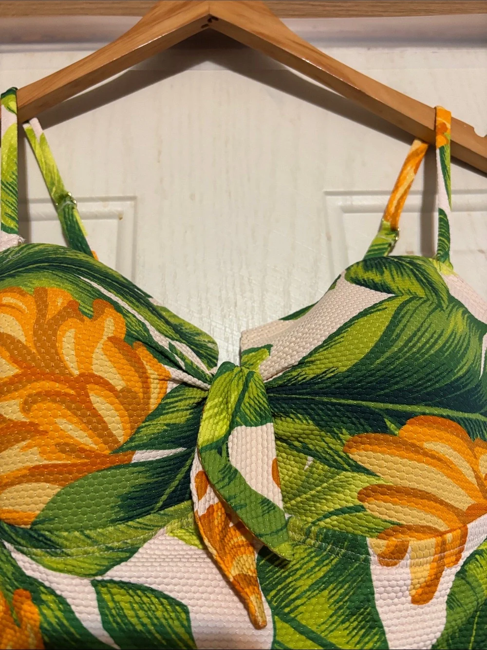 Kona‎ Sol Yellow & Green Tropical One-Piece Swimsuit